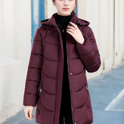 Կանացի էլեգանտ ձմեռային բաճկոն - Մազերի նման ուլունքաձև կոճակներով փակվող վերարկու, փքված չէ, ձեռքով լվացվող երկար թևքերով վերնազգեստ ցուրտ եղանակի համար (անկանոն և պաշտոնական) - սև բաճկոն առանց գոտու/պարագաների (պատրաստի կրելու), ձմեռային Ջա