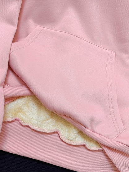 Կանացի մեծ չափսի ձմեռային տաք, գլխարկով սվիտեր՝ Շնորհավոր Սուրբ Ծնունդ և Շնորհավոր Նոր Տարի նախշերով - Հաստ բրդյա ծածկույթով մեծ չափսի սվիտեր, հարմարավետ, առօրյա սվիտեր Սուրբ Ծննդյան համար, Հելոուինի նվերներ, Սուրբ Ծննդյան սվիտեր, տոնական հագուստ,