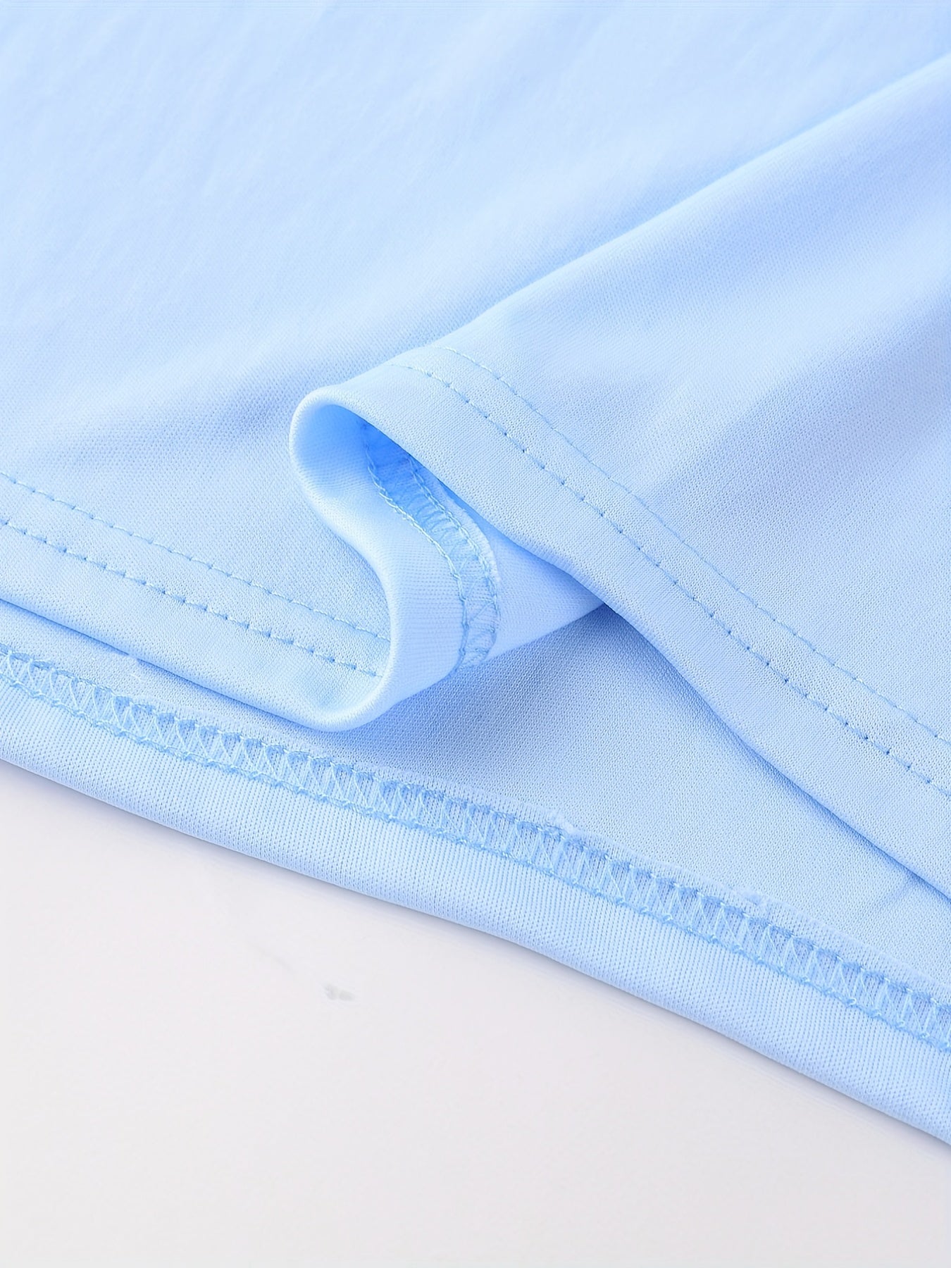 [Golf Apparel] Men's Classic White Shirt - Casual Summer Style with Short Sleeves, Zipper Collar, and Stretch Polyester Fabric - Perfect for Streetwear & Golf