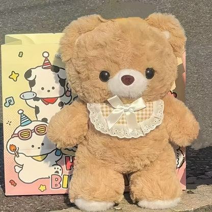 A Cute 33Cm/12.99In Plush Teddy Bear Toy, Fully Stuffed, Perfect As a Birthday Gift for Girls, a Companion Gift, a Christmas Present, Or Home Decoration