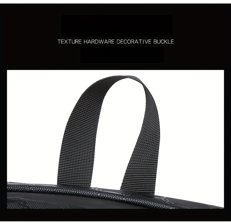 Extra Large Capacity Backpack - Durable PVC Fabric, Stylish Black Design with Multiple Compartments and Padded Laptop Section - Perfect for College, Business, and Travel   Versatile Computer Bag  Business Backpack   Multi-Fu