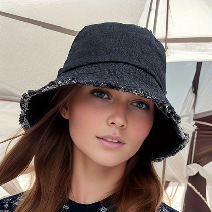 1pc 2024 New Spring/Summer Fisherman Hat, Sun Hat, Casual And Fashionable, Suitable for Travel, Protects Against Uv Rays