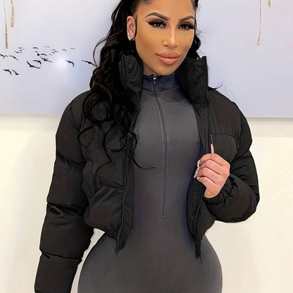 Աշնանային/ձմեռային եվրոպական և ամերիկյան կանացի կարճ բաճկոն