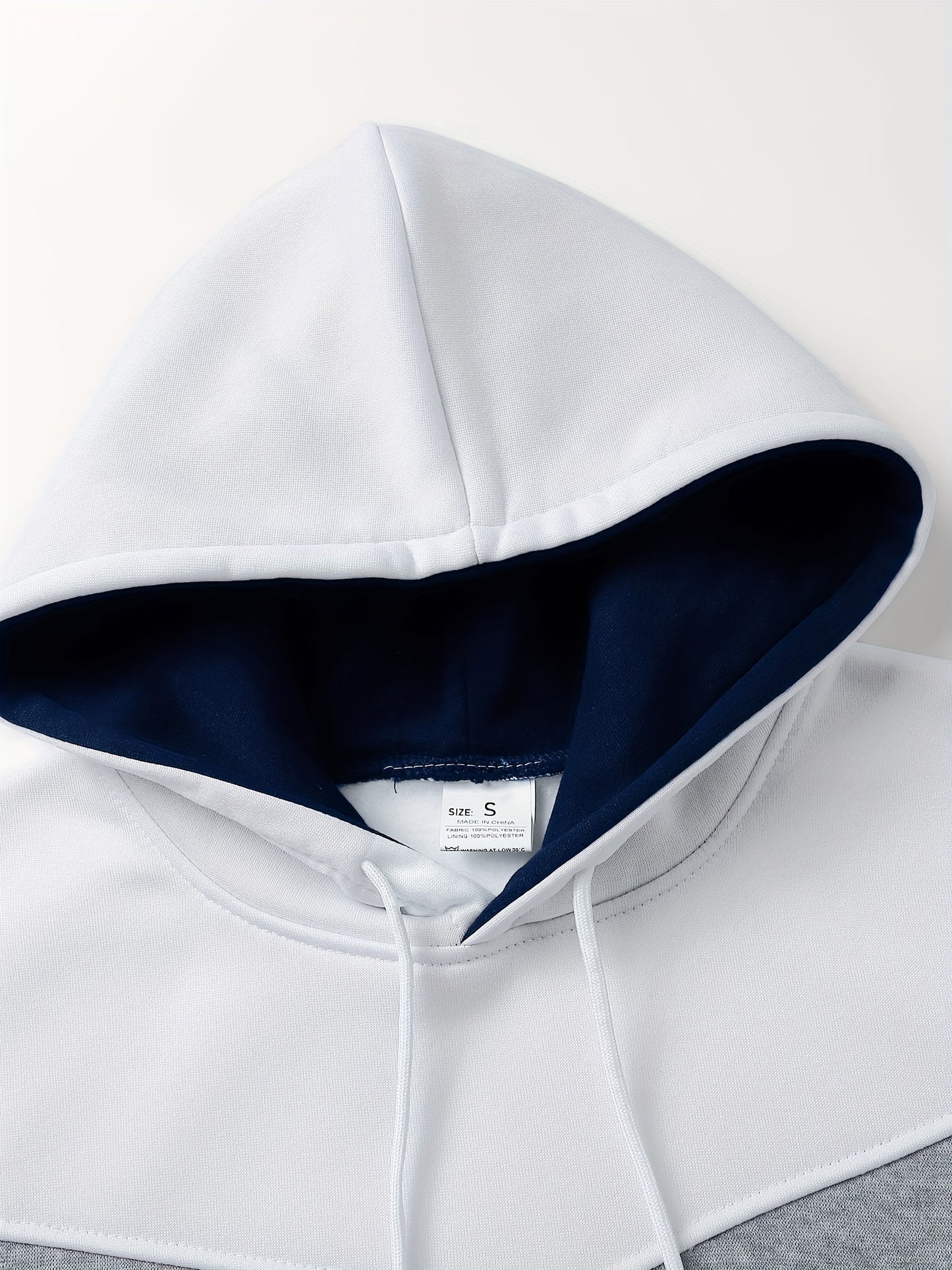 Men's Color Block Hoodie - Casual Graphic Design Pullover With Kangaroo Pocket For Winter And Fall Streetwear - Great Gift