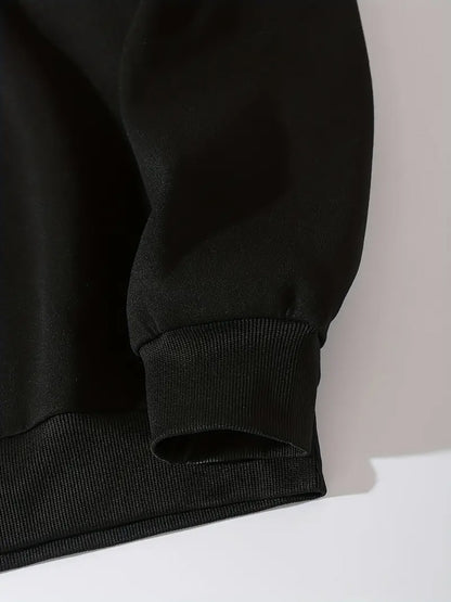 Women's Fleece-Lined Round Neck Pullover Sweatshirt - "JESUS" Christmas Print, Comfortable Loose Fit for All Seasons, Festive Holiday Design Casual Top