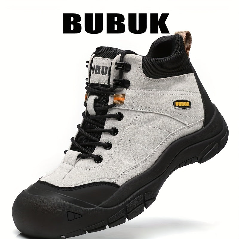 Men's Versatile Mid-Top Lace-Up Casual Outdoor Boots