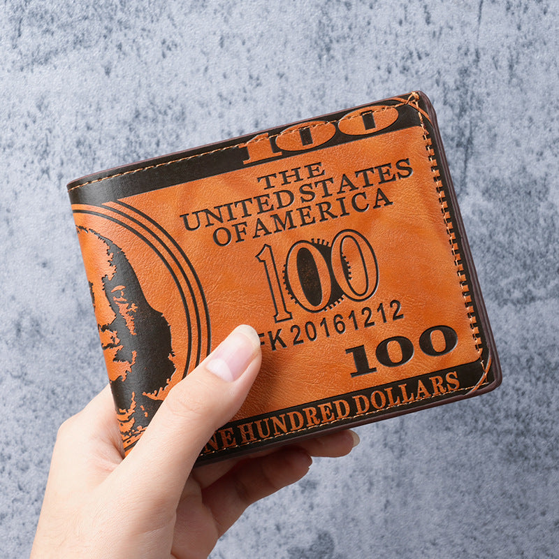 Latest Upgraded Men's Faux Leather Wallet, Vintage Style Men's Wallet, Multi-Card Slot Design - Stylish and Portable, Key and Coin Purse, Credit Card Holder, ID Holder, Elegant for Daily Use, Durable Denim Lining | Unique Wal - ayq