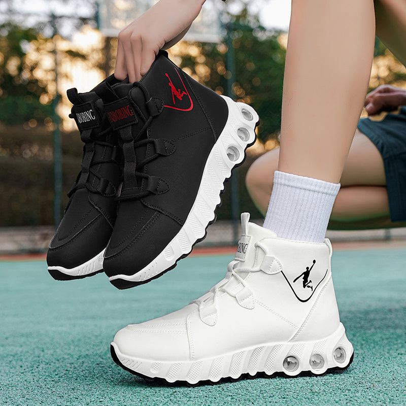 Men's All-Season Outdoor Running Shoes with Durable PVC Sole