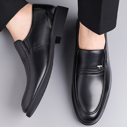Men's Slip-On Business Casual Faux Leather Shoes - Comfortable Fit