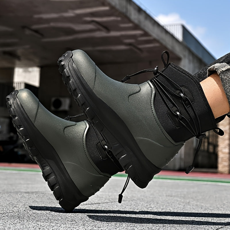 Unisex Waterproof High Top Boots with Durable EVA Sole