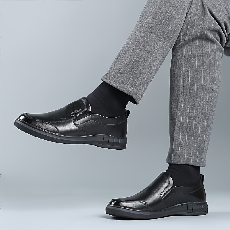 Men's Casual Business Slip-On Shoes, Lightweight & Comfortable