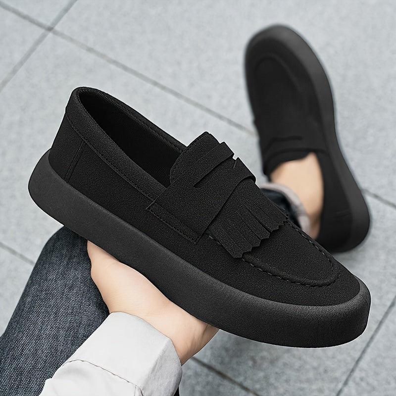Men's Casual Slip-On Loafers - Comfortable All-Season Shoes