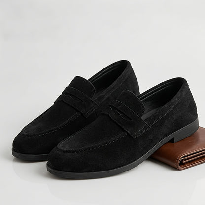 Men's Slip-On Fabric Loafers for All-Season Comfort