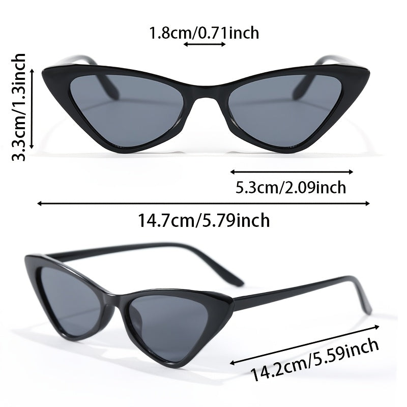 Unisex Vintage UV400 Classic Chic Plastic Sunglasses