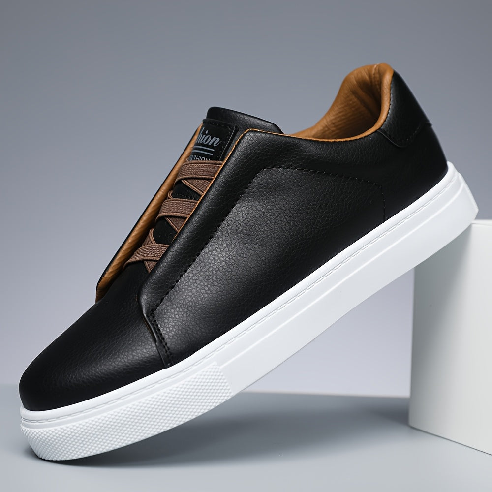 Men's Fashion Sneakers - Comfortable, Durable & Non-Slip with Thick Platform Sole for Casual Wear - ayq