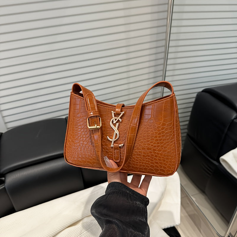 2025 Summer Women's Stylish PU Single-Shoulder Square Bag