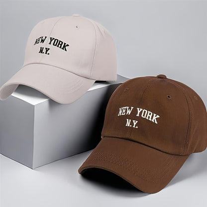 2-Pack Embroidered Baseball Caps for Men & Women, Lightweight Spring H