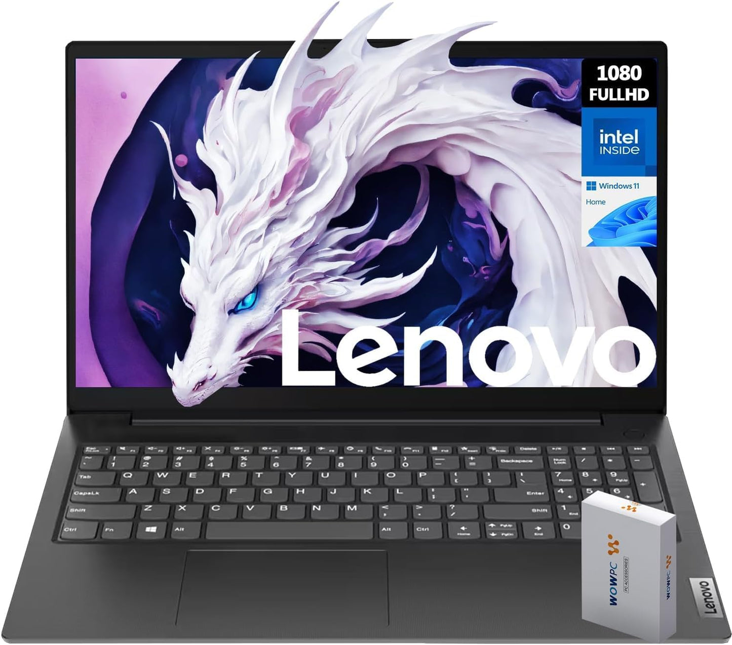 Lenovo V15 Laptop | 32GB RAM | 1TB Pcie SSD | Intel Celeron N4500 Processor | Intel UHD Graphics | 15.6" FHD 1080P Anti-Glare Display | Ethernet Port RJ-45 | Windows 11 Pro | WOWPC Recovery USB