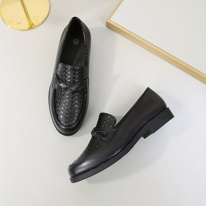 Boys' English Style Plaid Loafers Soft Sole Casual Shoes
