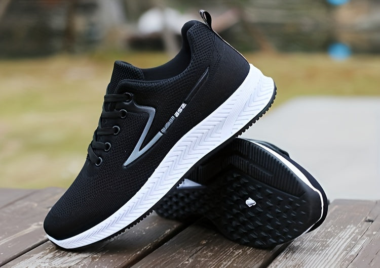 Men's Lace-up Sneakers - Athletic Shoes - Lightweight And Breathable - Running Basketball Workout Gym