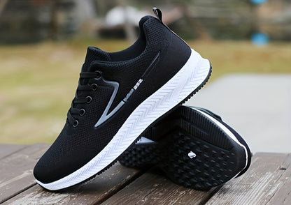 Men's Lace-up Sneakers - Athletic Shoes - Lightweight And Breathable - Running Basketball Workout Gym