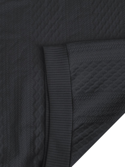 Տղամարդու ժակարդե երկարաթև սվիտեր աշնանային և ձմեռային սեզոնի համար, տղամարդկանց համար նախատեսված առօրյա երկարաթև վերնաշապիկ, պատրաստված բարձր խտության ժակարդե գործվածքից