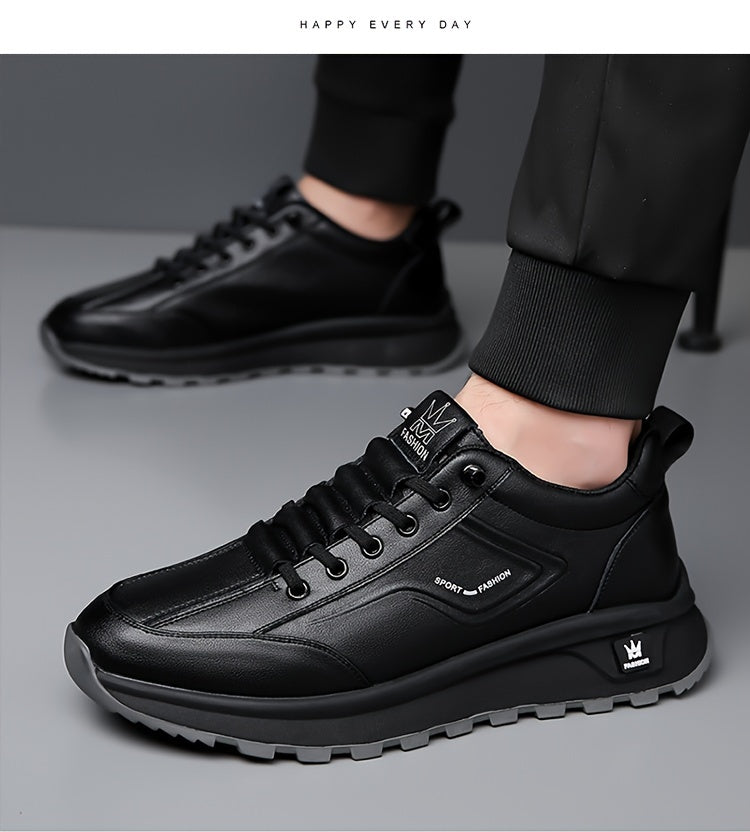 Men's Slip-On Casual Sneakers - Breathable, Non-Slip & Durable for Outdoor Activities, Comfort Fit with Elastic Closure - ayq