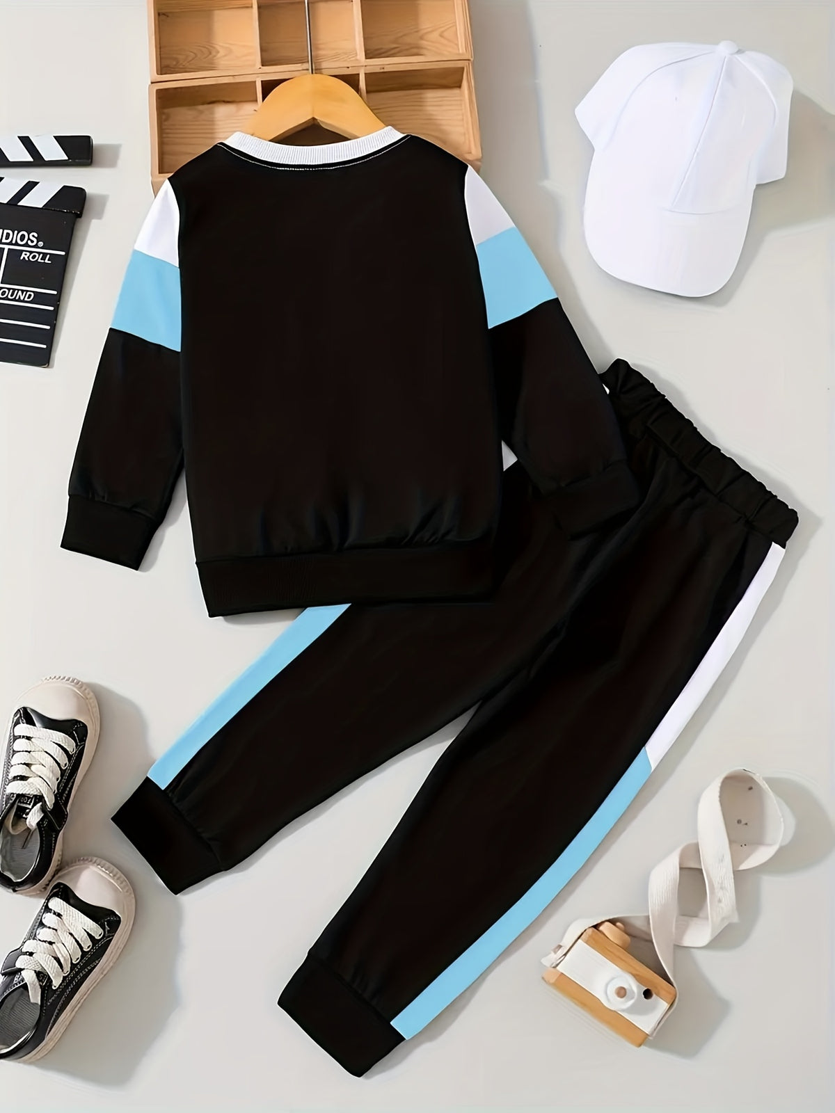 Boys Casual 2-Piece Polyester Suit Spring & Fall Outfit - ayq