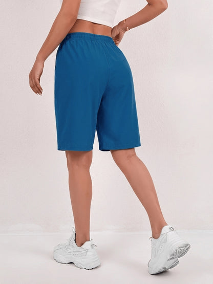 Women’s Lightweight Summer Bermuda Shorts with Drawstring Waist