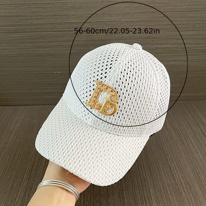 Summer Mesh Baseball Cap for Men & Women, Lightweight Sport Hat