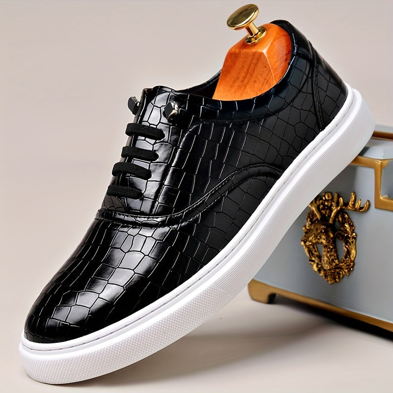 Men's Large Size Casual Slip-On Shoes with Anti-Slip Rubber Sole