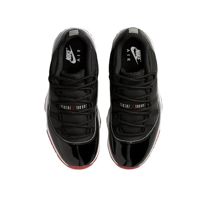Nike Air Jordan 11 Low Bred Men's Retro Basketball Sneakers