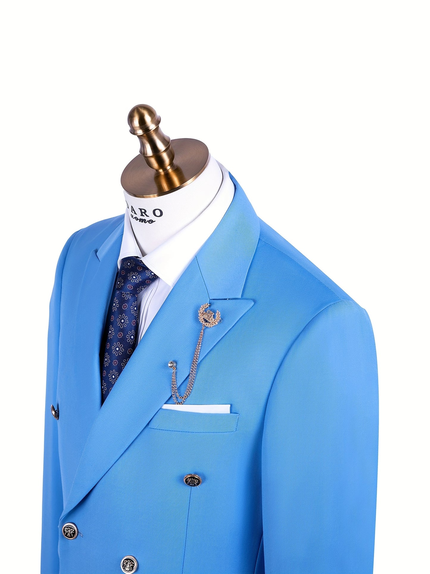 Men's Casual Polyester Business Suit with Pants