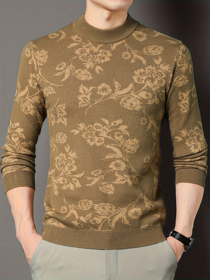 Նոր աշնանային և ձմեռային հավաքածուն ներառում է տղամարդկանց երկարաթև տրիկոտաժե սվիտեր՝ ծաղկային նախշերով, ձևավորված ակոսավոր դետալներով: Այս առօրյա և ոճային սվիտերը կատարյալ է աշնանային և ձմեռային սեզոններին ամենօրյա կրելու համար: