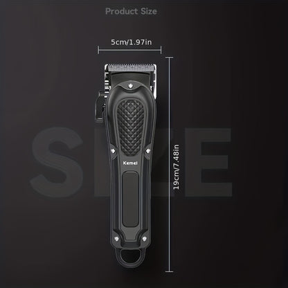Kemei KM-1071 էլեկտրական մազ կտրիչ USB լիցքավորվող անլար մորուքի կտրիչ տղամարդկանց համար հզոր մազ կտրող գործիք