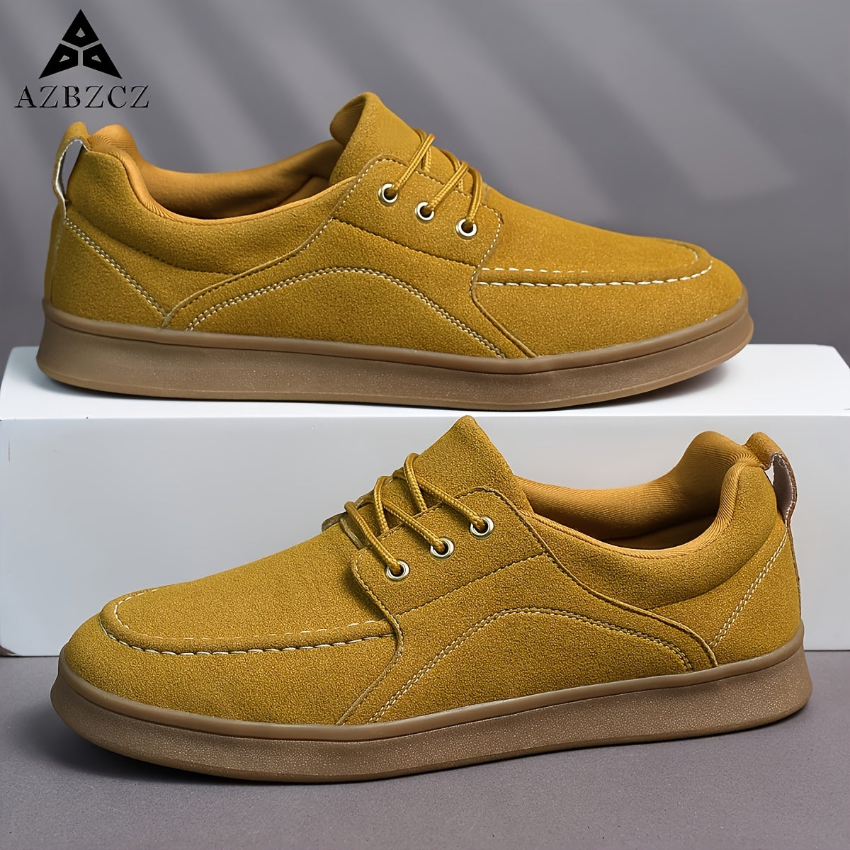 Men's Casual Lightweight Lace-Up Low Top Sneakers
