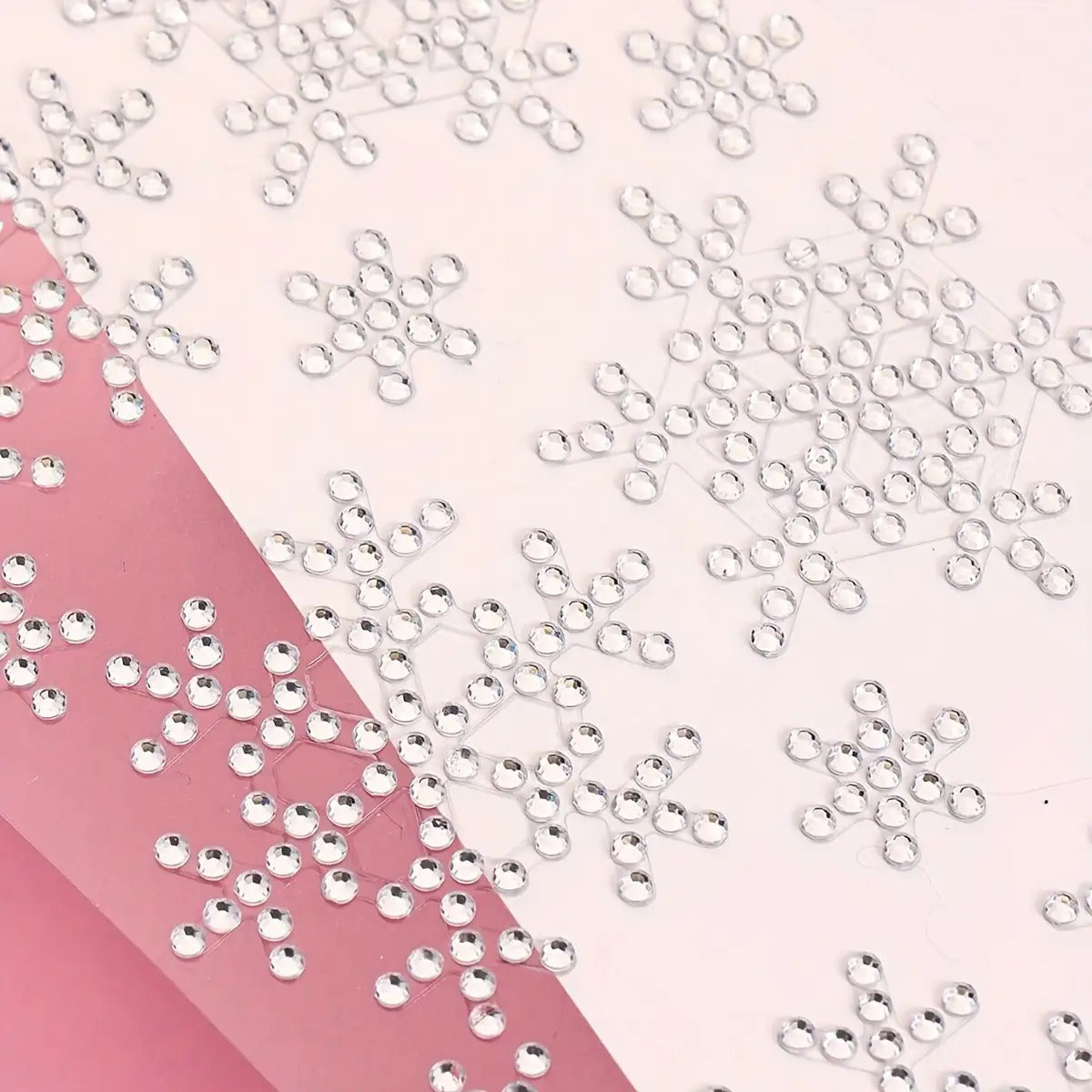 1 հատ սպիտակ 3D ձյան փաթիլի տեսքով աչքի կպչուն պիտակ՝ փայլուն դեմքի և կոպերի զարդարանք, թանկարժեք քարերով կպչուն պիտակ Y2K-ի համար, երաժշտական ​​փառատոնի, երեկույթի դիմահարդարման, ձմեռային զգեստի համար՝ հեշտ կիրառվող շքեղ աքսեսուար