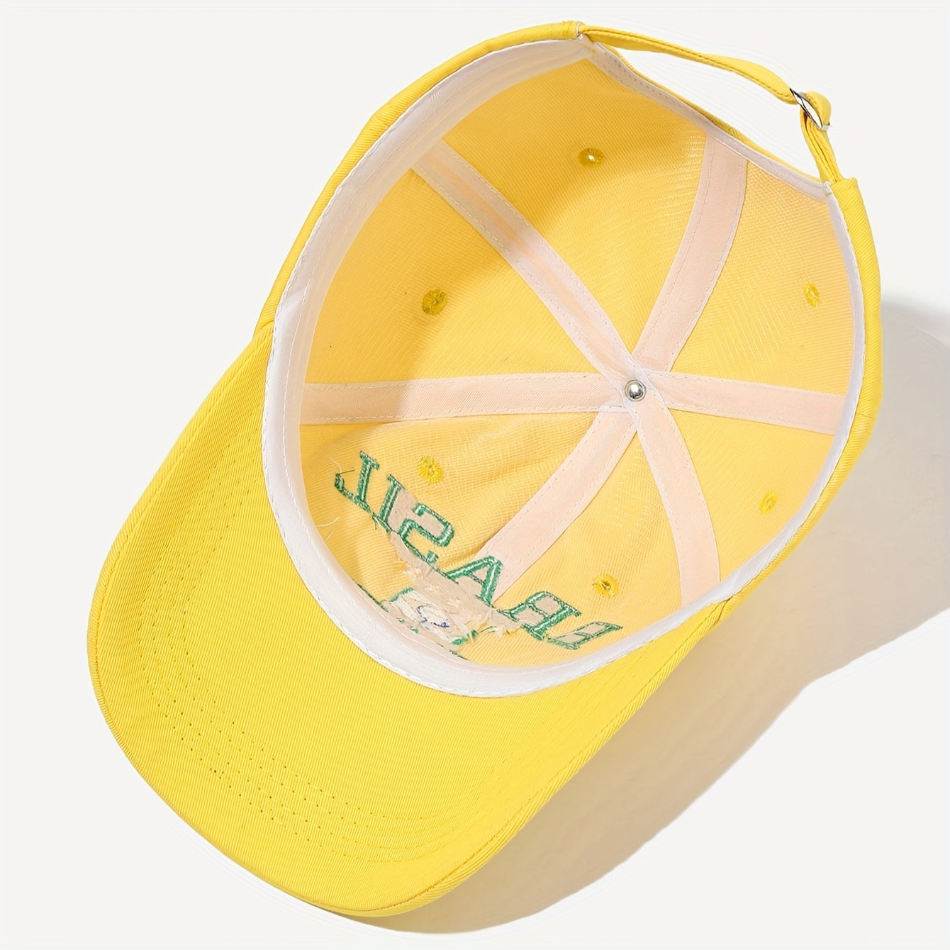 Unisex Embroidered Brazil Baseball Cap Lightweight Adjustable