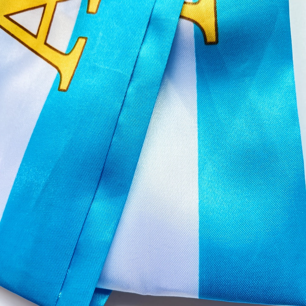 Argentina Tassel Scarf Flag Double-Sided Satin 14x135cm