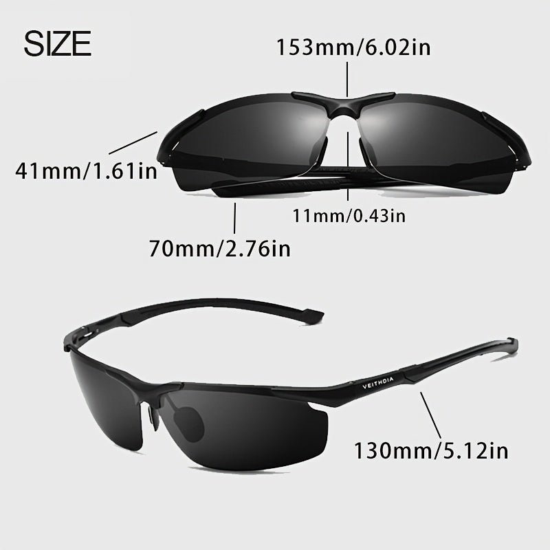 Men’s Polarized Magnesium Aluminum Driving Sunglasses UV400