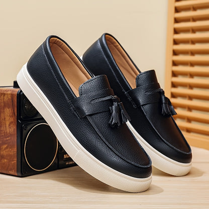 Men's Low-Top Slip-On Casual Sneakers with Tassels