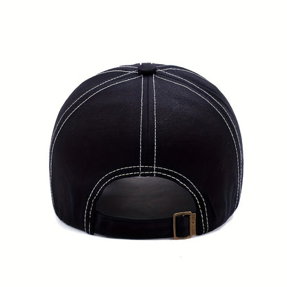 Unisex Breathable Baseball Cap with Eagle Embroidery, Lightweight