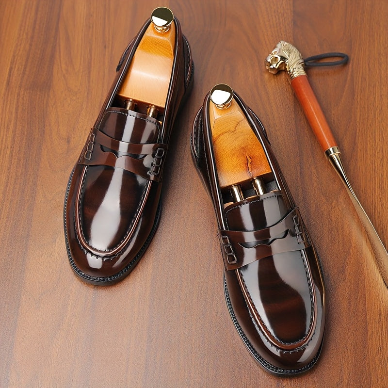 Men's Casual Business Loafers Lightweight Breathable Shoes