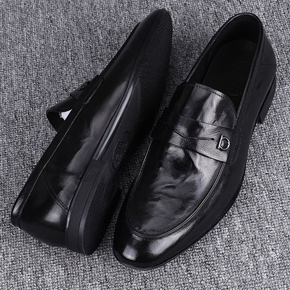 Men's Business Loafers with Metal Detail for Work & Travel