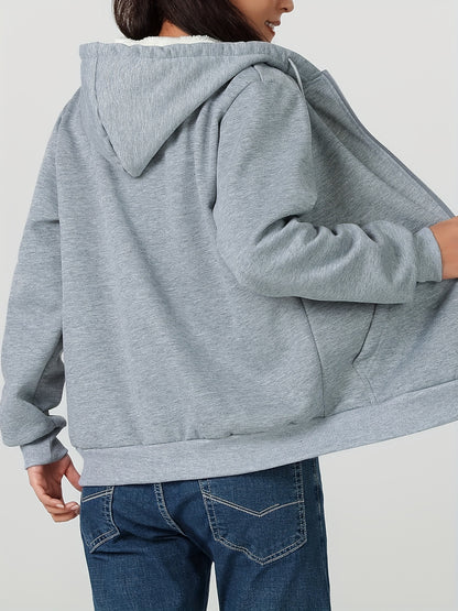 Կանացի ծանր ձմեռային բաճկոն - Ջերմամեկուսացված սառը եղանակի բաճկոն՝ ամբողջական կայծակաճարմանդով, մեծ առջևի գրպաններով - Մանուշակագույն վերնազգեստ առօրյա և պաշտոնական միջոցառումների համար - Ոչ ձգվող պոլիեսթերային գործվածք - Հեշտ խնամքի կանացի վերնազգեստ,