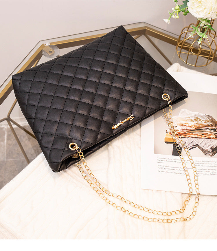 1 հատ կանացի մեծ տարողությամբ դույլ-պարկ - հաստ շղթայով ուսի պայուսակ՝ ճարմանդով փակվող, թևատակ/ցանց (ընտրեք), առօրյաից մինչև նորաձև պայուսակ՝ հարմար կանանց համար