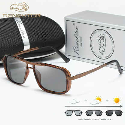 Men's Polarized Stainless Steel Sunglasses with TAC Lenses