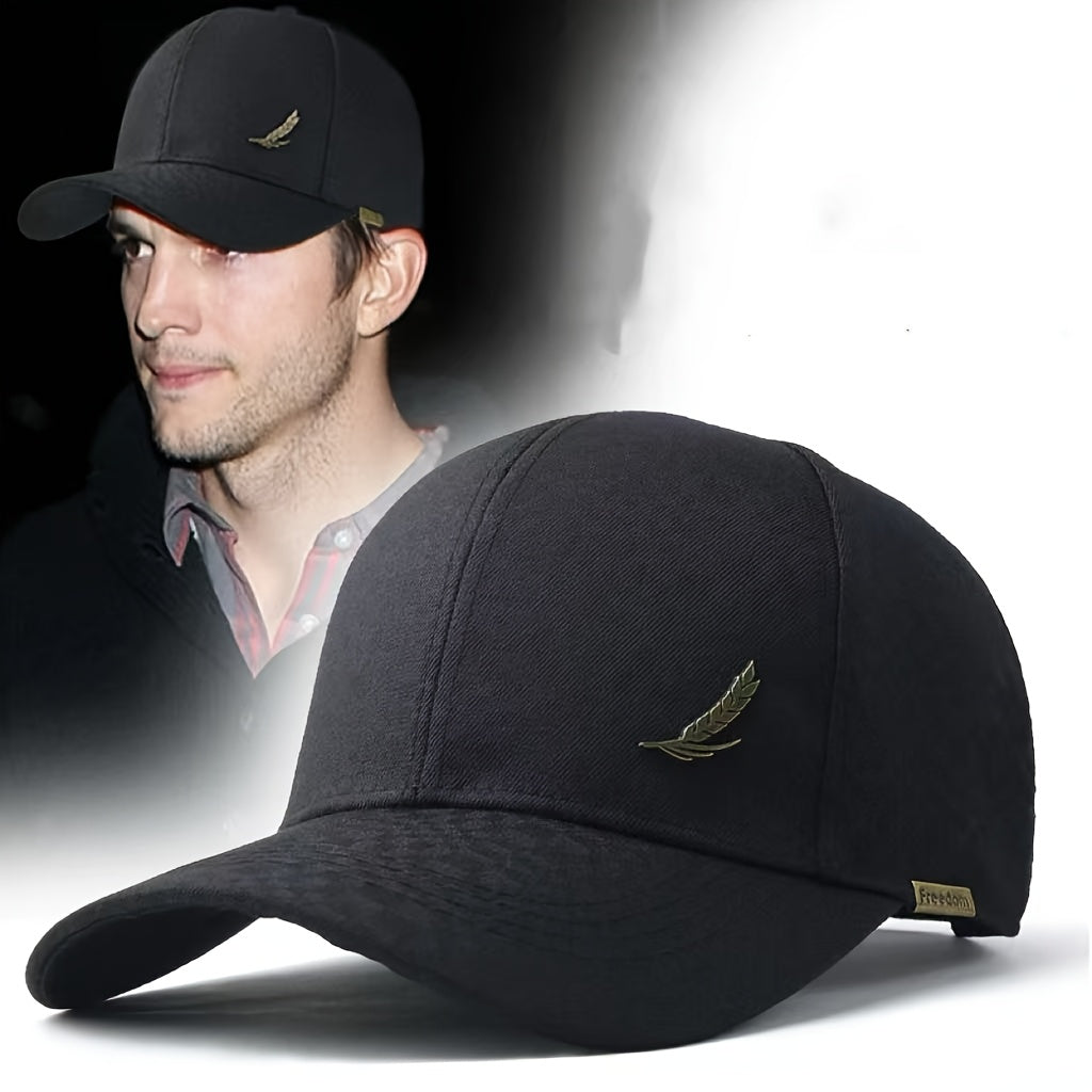 Unisex Casual Polyester Baseball Cap - Trendy Duckbill Hat
