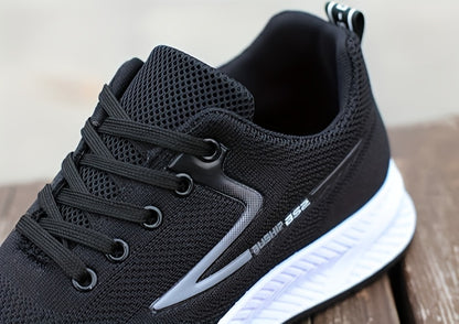 Men's Lace-up Sneakers - Athletic Shoes - Lightweight And Breathable - Running Basketball Workout Gym