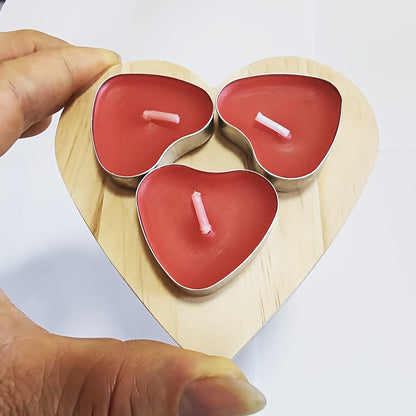 12/50/150/300pcs Heart-Shaped Candles - Red & Golden Glow, Long-Lasting Burn Time, Perfect for Valentine'S Day, Wedding, Birthday, Christmas, Halloween, Thanksgiving Decorations - Bulk Candle Set, Candles For Wedding, Holiday